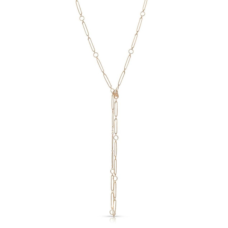 Jewelry dominique cohen Core Chains | Boho Soldered Chain, In 18K Rose Gold, 42 Inch