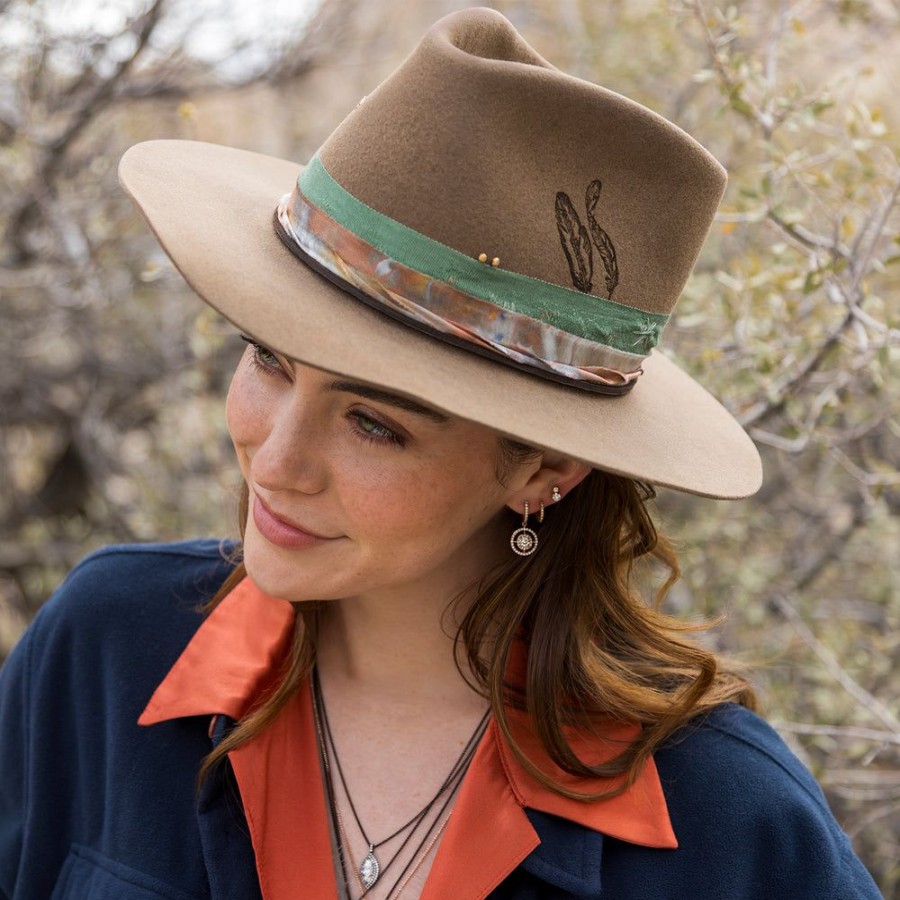 Hats dominique cohen | San Simeon, A Felt Classic Fedora, In Pecan