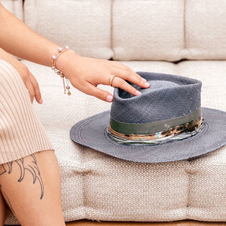 Hats dominique cohen | Coronado,A Straw, Classic Fedora