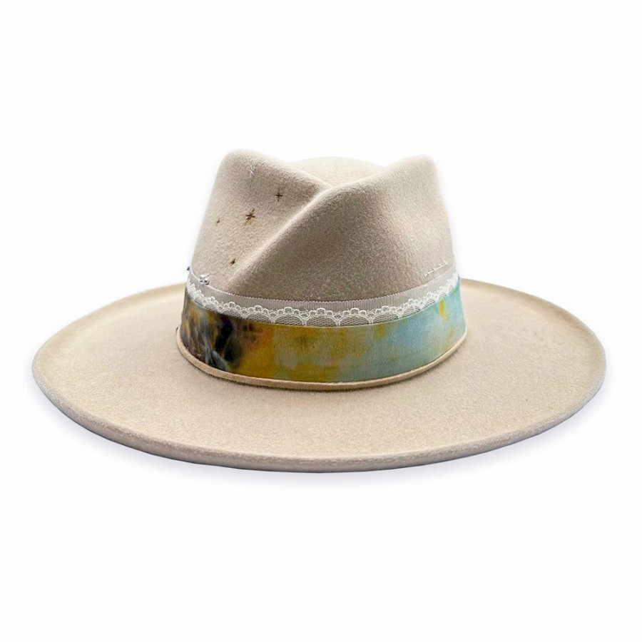 Hats dominique cohen | See The Good, A Felt Twist Fedora, In Sahara