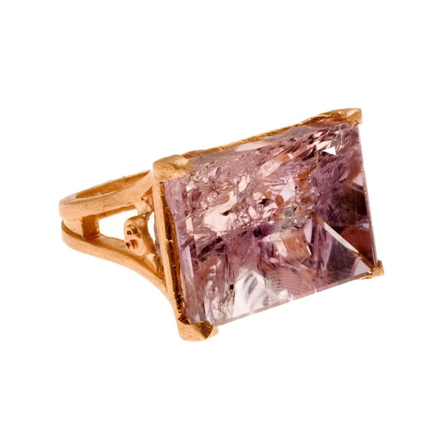 Jewelry dominique cohen | Amethyst Tranquility Cocktail Ring (Large/35Ct),In 18K Rose Gold