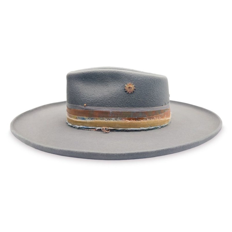 Hats dominique cohen | Solana Beach, A Felt Classic Fedora, In Ash Grey