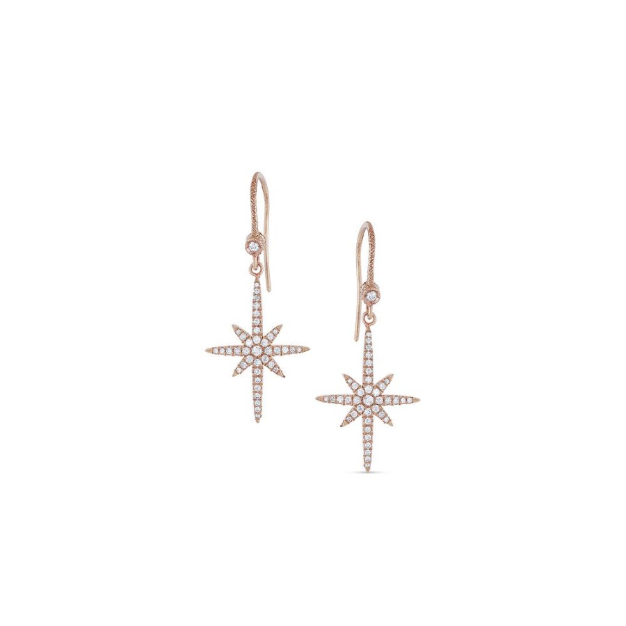 Jewelry dominique cohen | Petite Northstar Diamond Earring,In 18K Rose Gold