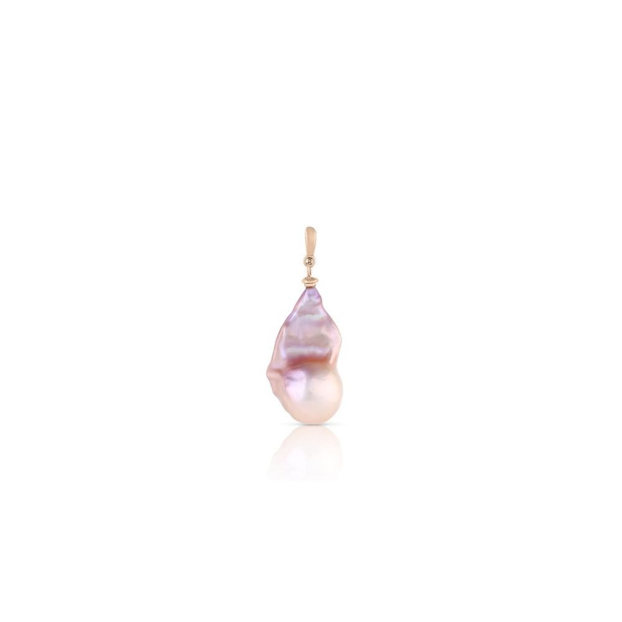 Jewelry dominique cohen | Baroque Fireball Pearl Pendant,In 18K Rose Gold