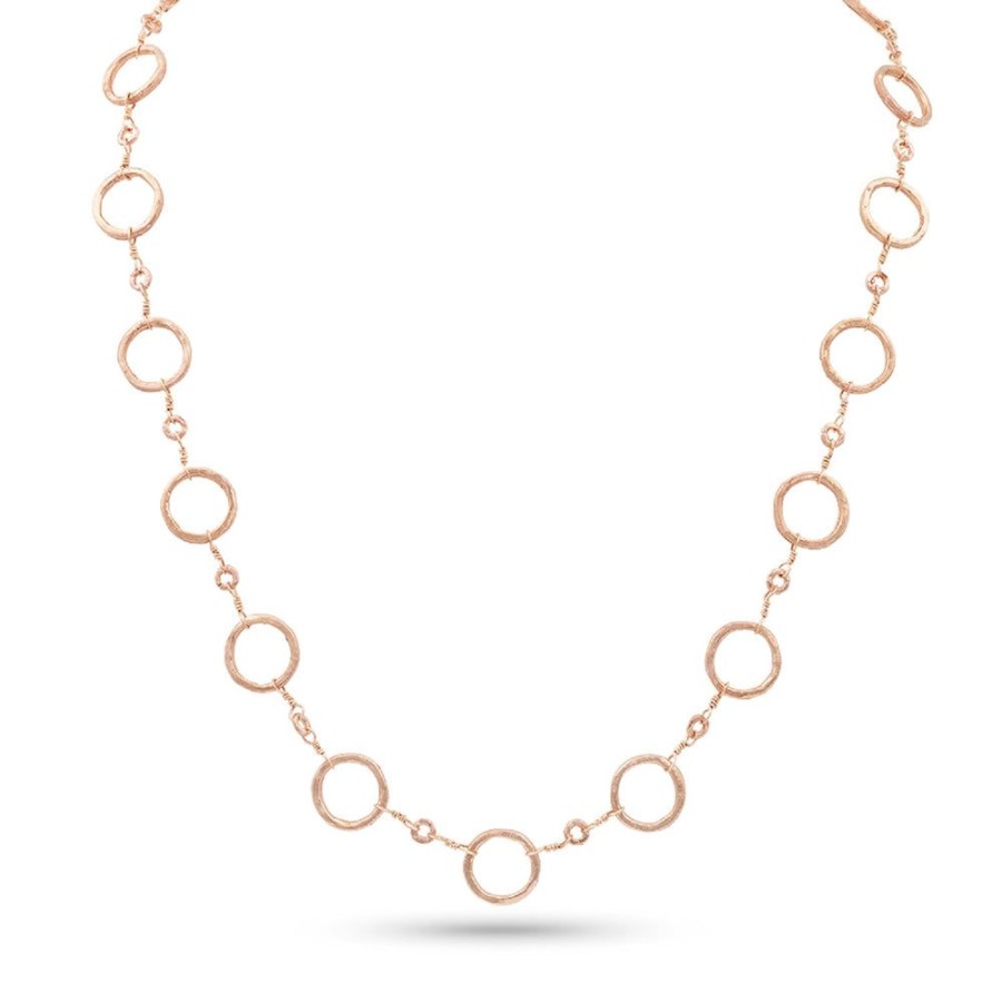 Jewelry dominique cohen Core Chains | Basic Chain Necklace,In 18K Rose Gold,22 Inch