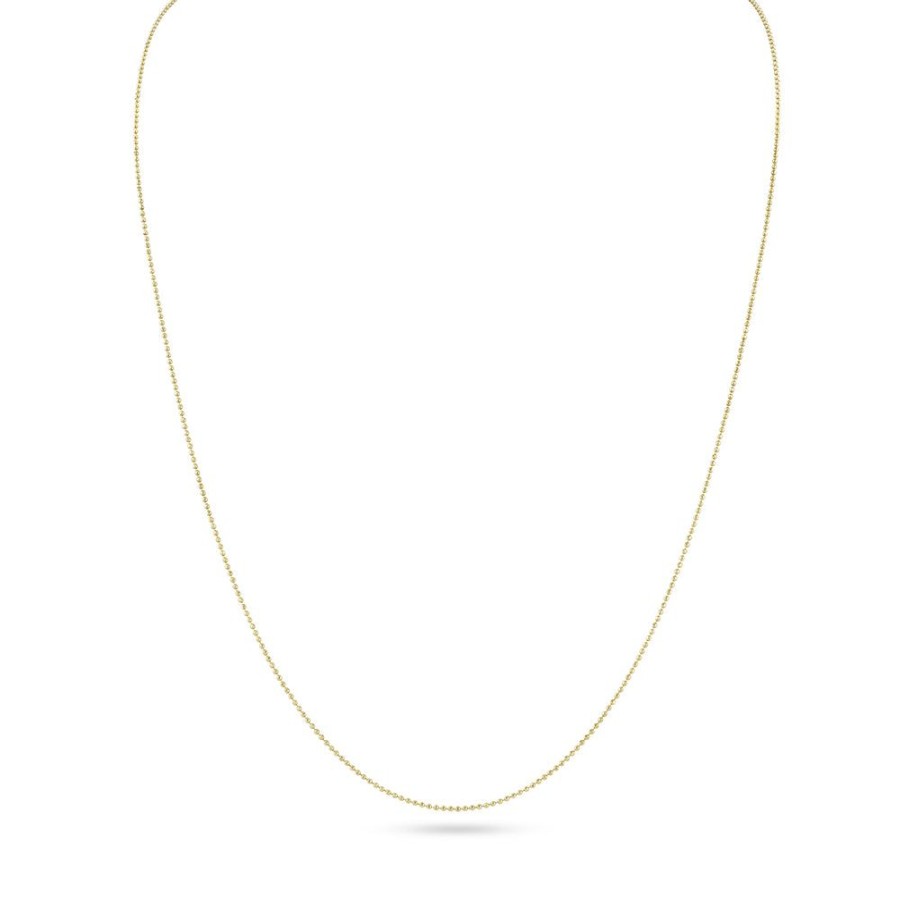 Jewelry dominique cohen Core Chains | Delicate Pave Chain,,In 18K Yellow Gold,22 Inch